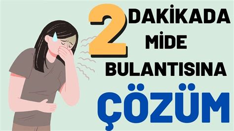 mide ağrısı ve bulantıya ne iyi gelir